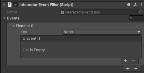 InteractorEvent example