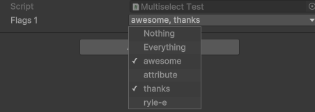 Multiselect dropdown as described in the code